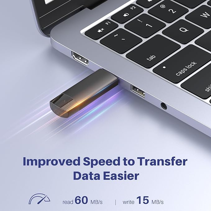 32GB USB C Flash Drive Dual USB 3.0 Flash Drive Type C + USB A Portable Type-C Flash Drive 2-in-1 USB-C Thumb Drive for Smartphone Tablet Computer Mac iPhone 15 Black(2 Pack)