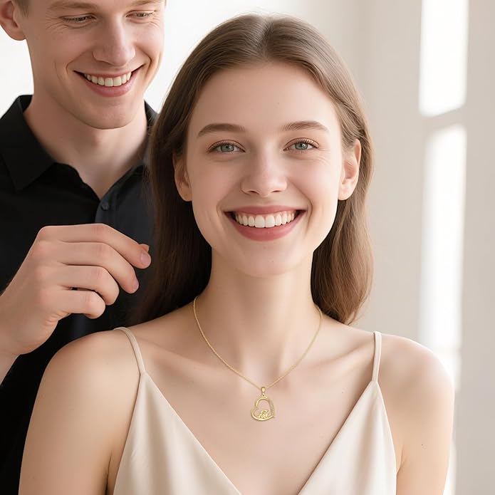 GEHN Hummingbird Necklace 14K Solid Gold Opal Hummingbird Pendant Necklace Hummingbird Jewelry Bird Gifts for Women Lover