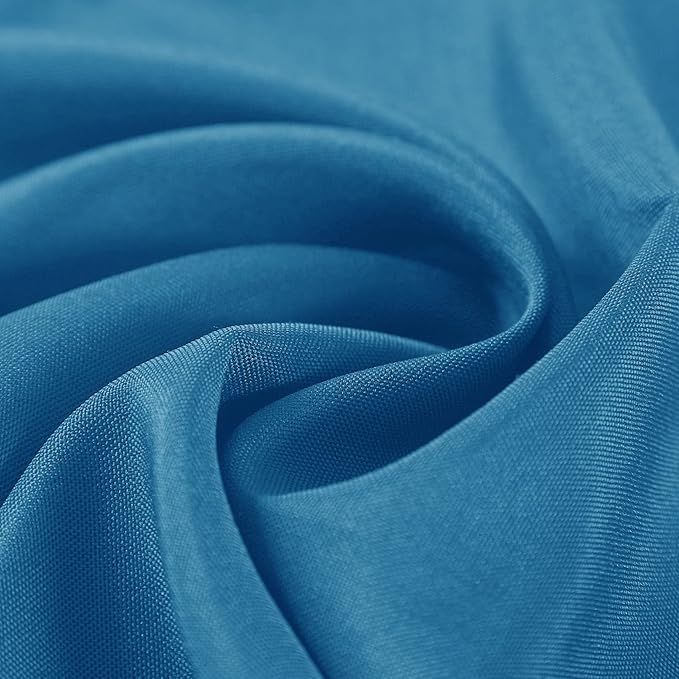 Cloth Napkins 20x20 inch Washable Polyester Dinner Napkins Soft Table Napkins for Wedding Party Dining Banquet(Mediterranean Blue,12PCS)