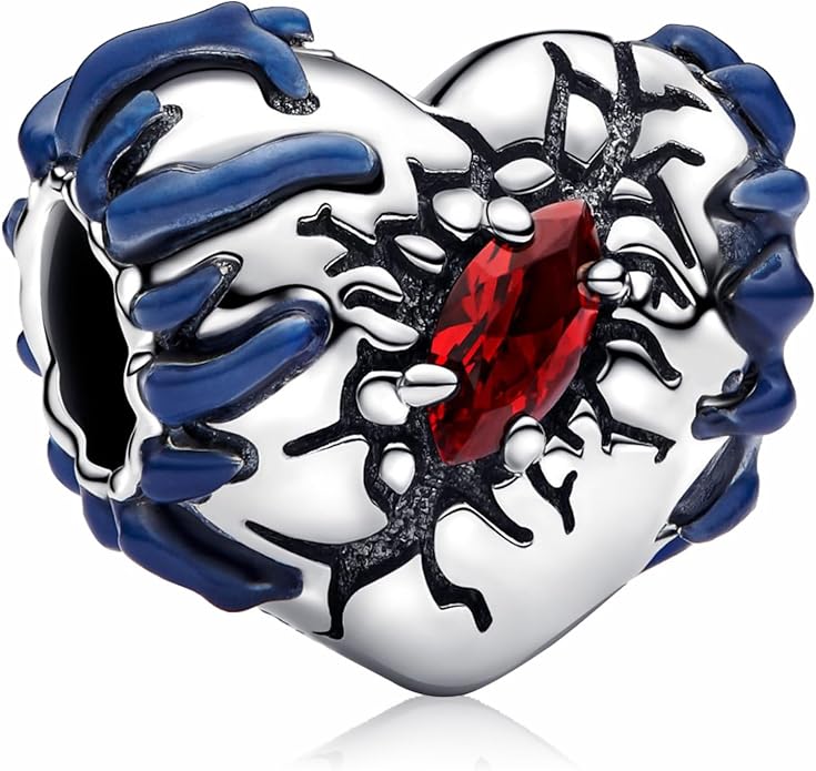 Cute Fashion Heart Charms,S925 Sterling Silver Charm,Bead for Bracelets and Necklaces,For Women Jewelry Present