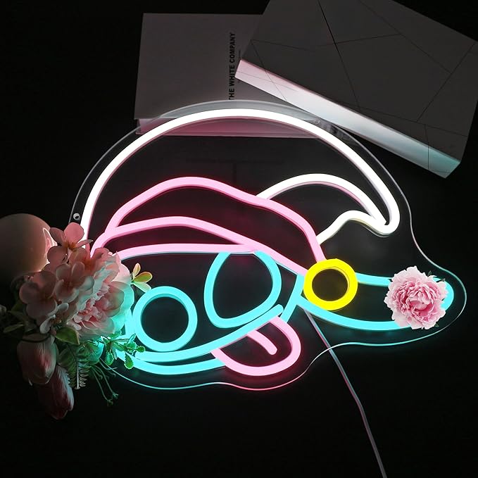 Neon Sign, Neon Signs for Wall Decor Cute LED Signs for Man Cave Game Room Kids Home Decor Bar Beer Sign - USB Powered
