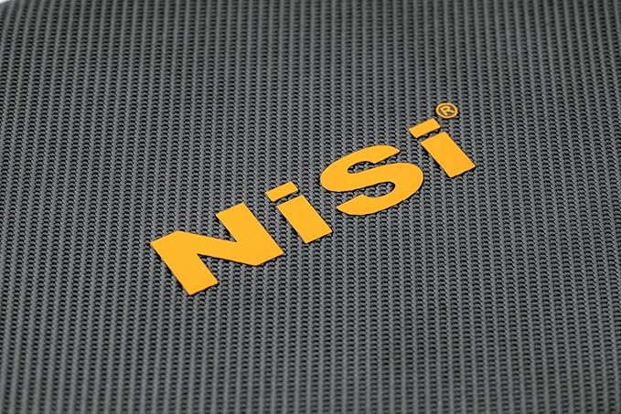 NiSi - Caddy II Circular Filter Case, Portable and Lightweight Camera Lens Pouch for 8 Filters, Fits Up to 95mm, Waterproof and Shockproof, Larger Opening Lens Bag, Caddy Case with Metal Hanging Clip