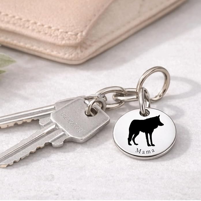 SM Design Mama Animal Charm Set – Set of 4 Stainless Steel Charms – Motherhood & Family Keepsake Jewelry Charmss