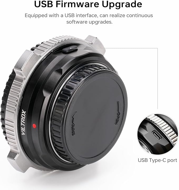 VILTROX EF-M1 Pro Lens Adapter, Auto Focus Ring Mount Adapter Lens Converter with Security Lock Compatible with Canon EOS EF/EF-S Lens to M4/3 MFT GH4 GH5 GF6 GX7 E-M5 E-M10II E-PL5 Cameras