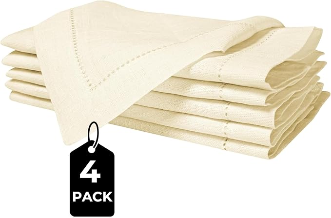 Homidate Cloth Dinner Napkins – Machine Washable Reusable Fabric Napkins for Weddings, Parties & Table Decorations