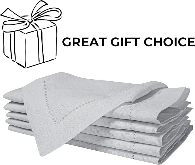 Homidate Cloth Dinner Napkins – Machine Washable Reusable Fabric Napkins for Weddings, Parties & Table Decorations