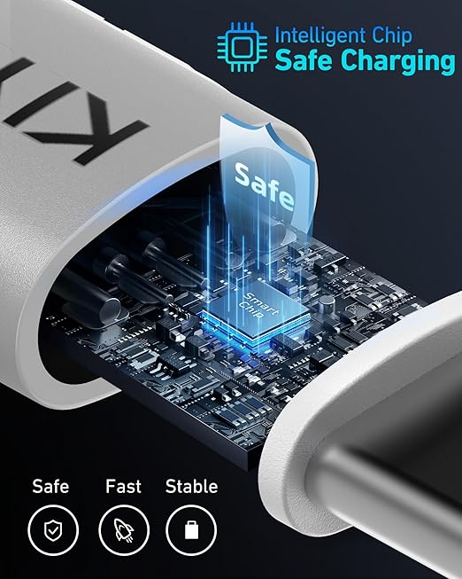 Coiled USB to USB C Cable 6FT, 2Pack Braided USB A to Type C Charger Cable for Car 66W Fast Charging Cord Compatible with iPhone 17 16 15 Pro Max, iPad, Samsung Galaxy, Google Pixel, LG Phones-Silver