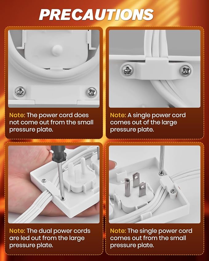 Saker Outlet Concealer Power Strip, 8FT Surge Protector Flat Extension Cord with 3 Outlets and 3 USB Ports, Outlet Cover Baby Proofing for Kitchen, Home and Office (8FT)