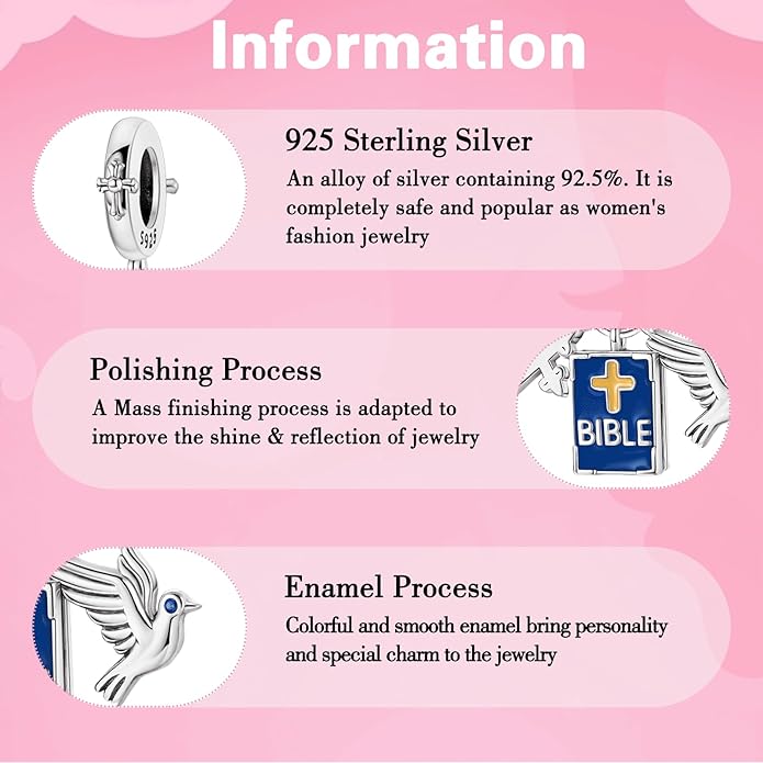925 Sterling Silver Charms for Bracelets and Necklaces Charms for Women Fashion Jewelry for Women Friend and Mother