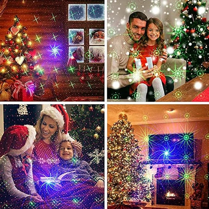 Party Lights Dj Disco Lights,Lamp Sets Strobe Stage Light Sound Activated Laser Light Stage Projector with Remote Control for Gift Parties Decorations Christmas Halloween Club Karaoke KTV Bar