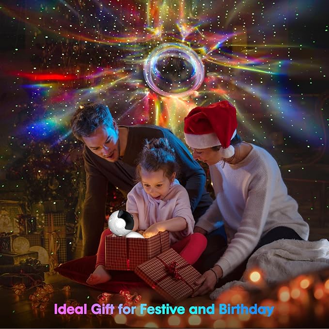 Astronaut Robot Star Galaxy Projector, Night Light with White Noise, Music Speaker, Timer, App Control Starry Nebula Ceiling Projector for Adult Kid's Bedroom Decor Birthday Gift