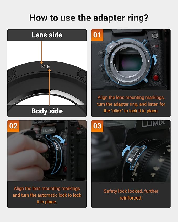 Thypoch M-Z Lens Mount Adapter Auto-Lock, Compatible with Leica M Lens to Nikon Z Camera Z5 Z5II Z6 Z6II Z6III Z7 Z7ll Z8 Z9 ZF Z30 Z50 Z50II ZFC