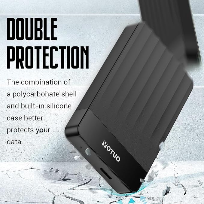 Portable External Hard Drive Storage Expansion Mobile HDD USB 3.0 for PC, Mac, Desktop, Laptop, PS4, PS5, Xbox One X/S, Xbox 360, Xbox Series X/S, Office & Game (Black, 750GB)