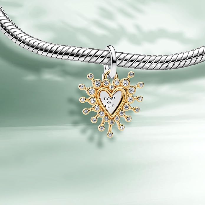Family Mom Heart Charms 925 Sterling Silver Bead for Bracelets and Necklaces For Women Jewelry Present
