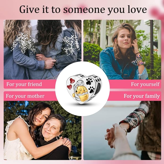 NARMO S925 Sterling Silver Charms Hamsa Charm for Pandora Bracelets Cross Charms for Bracelets Perfume High Heels Dangle Charms Silver Charms for Women