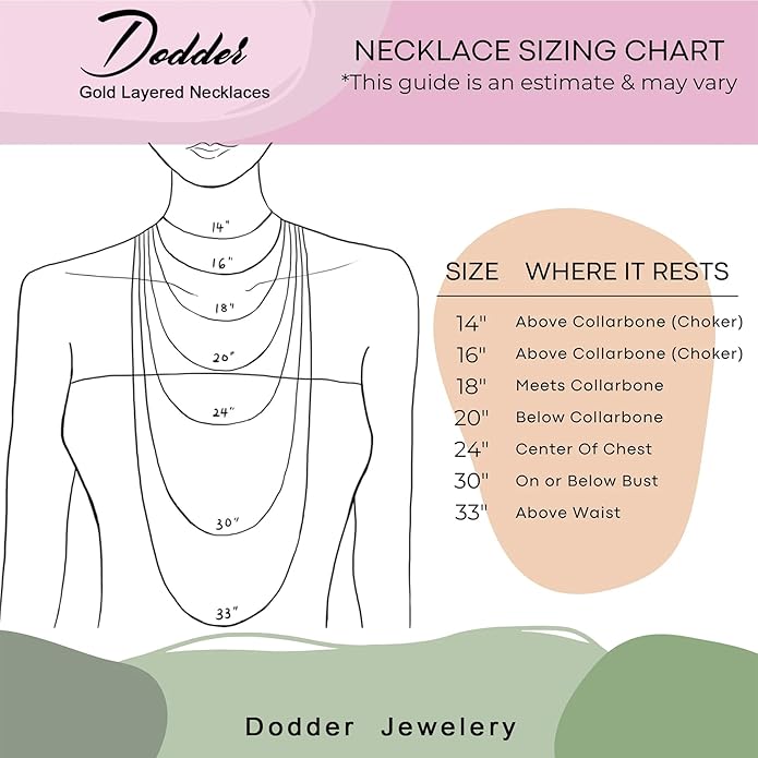 Gold Layered Necklaces for Women, 14K Gold Plated Dainty Gold Chain Choker Necklace Stack, Herringbone Gold Necklaces Set
