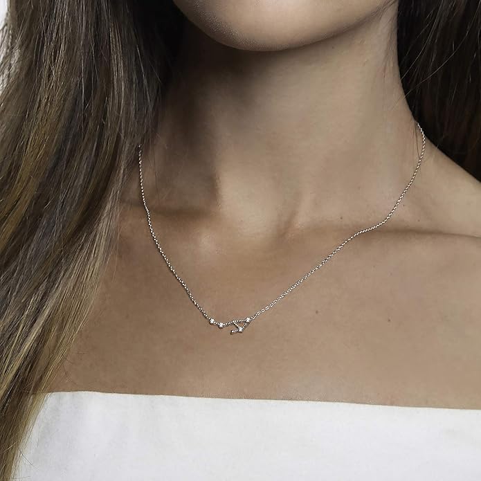 PAVOI 14K Gold Plated Astrology Constellation Horoscope Zodiac Necklace 16-18"
