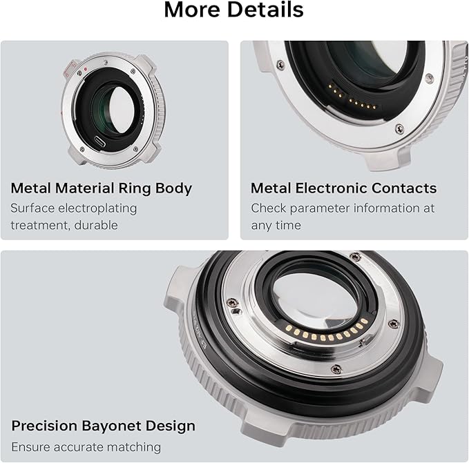 VILTROX EF-M2 Pro Lens Mount Adapter Auto Focus 0.71x Reducer Speed Booster with Security Lock Compatible with Canon EF Mount Lens to M4/3 Camera GH4 GH5 GH5S GF6 GX85 GX7 Olympus E-M5 E-M10 E-PL5
