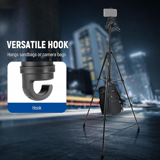 NEEWER Basics PA056 Vlogging Kit for iPhone Android Phone for YouTube TikTok Streaming Filmmaking Video Recording, Tripod + Microphone + LED Fill Light, Youtuber Starter Content Creator Essentials