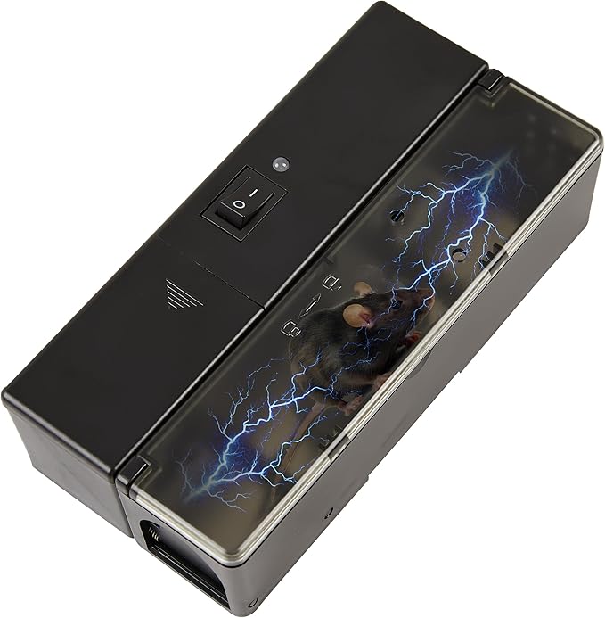 GSS Electric Mouse Trap,Smart Electronic Mouse Trap,Escape-Proof Design Mice Traps,Battery Powered with Alert Light
