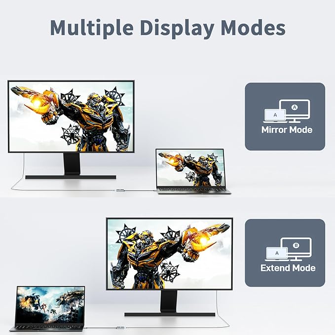 USB C to HDMI Adapter, 4K@60Hz HDMI to USB-C Adapter with USBA 3.0 & 100W PD Port Multiport Digital AV Converter for MacBook Pro/Air, iPad, iPhone 15/16, Tablets, Switch, TV, Monitor and More