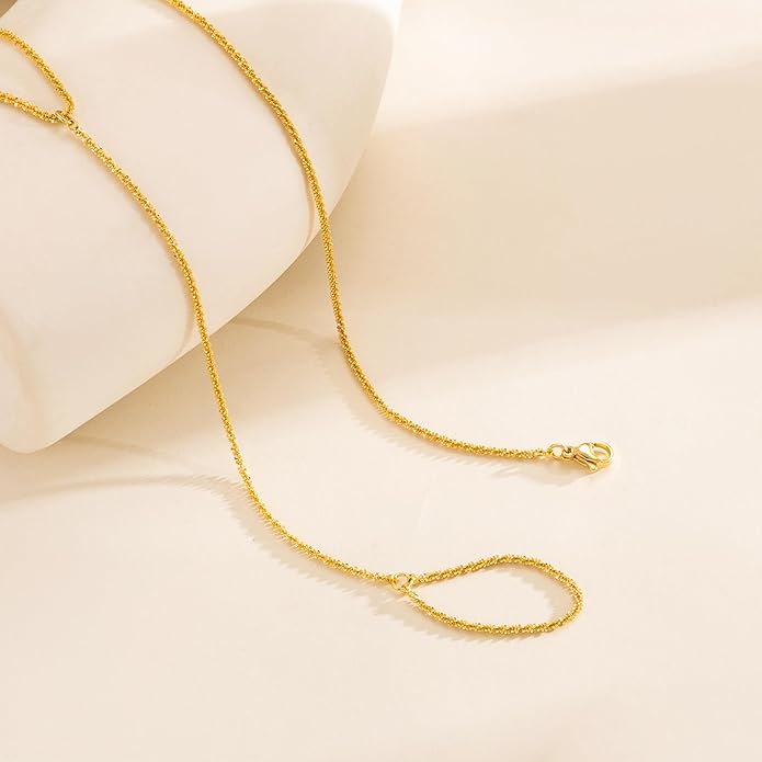 MBW Gold Bracelets for Women Trendy, Dainty 14K Gold Plated Bracelet Stack Beaded Chain Bracelet Set Thin Small Cute Paperclip Bracelets Fashion Waterproof Jewelry Gift Gold Accessories for Women