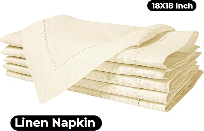Homidate Cloth Dinner Napkins – Machine Washable Reusable Fabric Napkins for Weddings, Parties & Table Decorations