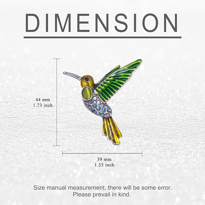 Bird Theme Brooch Pin Cute Bird Animal Brooches Accessories Christmas Birthday Gift for Women
