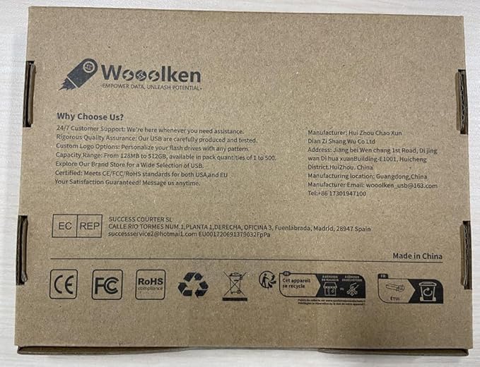 Flash Drives 16GB 10 Pack, Wooolken USB 2.0 Thumb Drives with Keychains Memory Stick USB Drive Pendrive for PC Laptop Computer (Mixcolors)