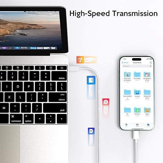 iPhone 16 15 Pro Charger Fast Charging,20W Fast USB C Charger Block 3Pack USBC Type C Fast Charging 6FT Woven Charge Cable for Apple iPhone16 Pro Max/16e/16 Pro/16 Plus/15/15 Pro Max/iPad Pro/AirPods