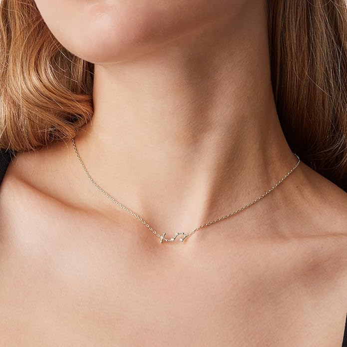 PAVOI 14K Gold Plated Astrology Constellation Horoscope Zodiac Necklace 16-18"