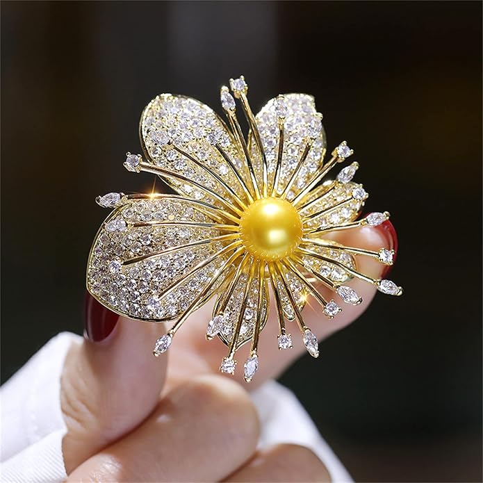 Brooch Pins For Women Fashion, Flower Brooches Jewelry For Women Floral Series Brooches And Pins Designer Lady's Costume