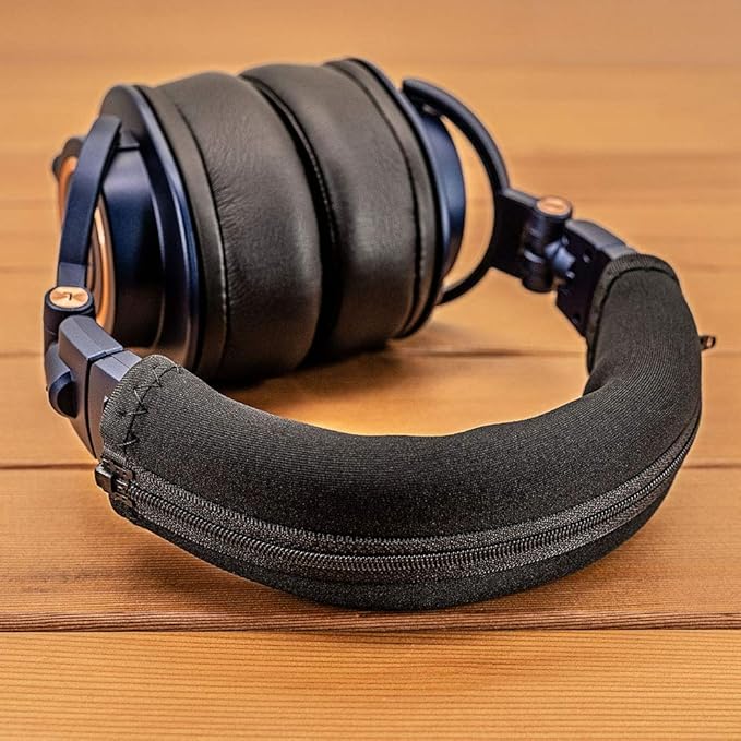 Replacement Headband Cover Compatible ATH M50X M50 M40X M40 M30X M20X Headphones (Black)