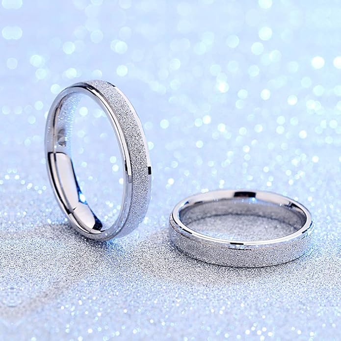 Dankadi Simple Fashion S925 Sterling Silver Ring Smooth Plain Dome Comfort Solid Silver Wedding Ring For Men & Women 3.5 mm 3-13# 24k Real Gold Plated Jewelry