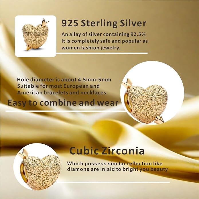 Fashion Charms Compatible for Bracelets,S925 Sterling Silver Charms,For Women Jewelry Present