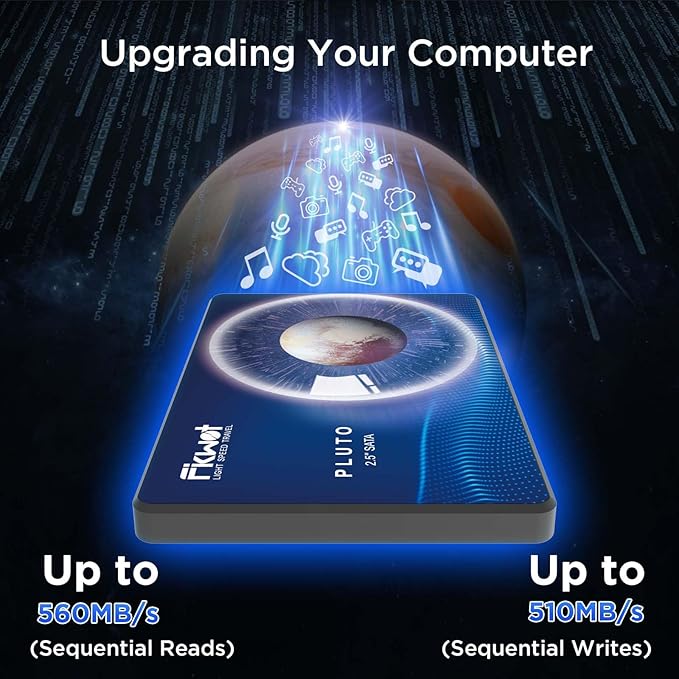 FX815 4TB SSD, 2.5" SATA SSD, Internal Solid State Drive, Up to 560MB/s, 3D NAND SLC Cashe, Compatible with Laptop & PC Desktop