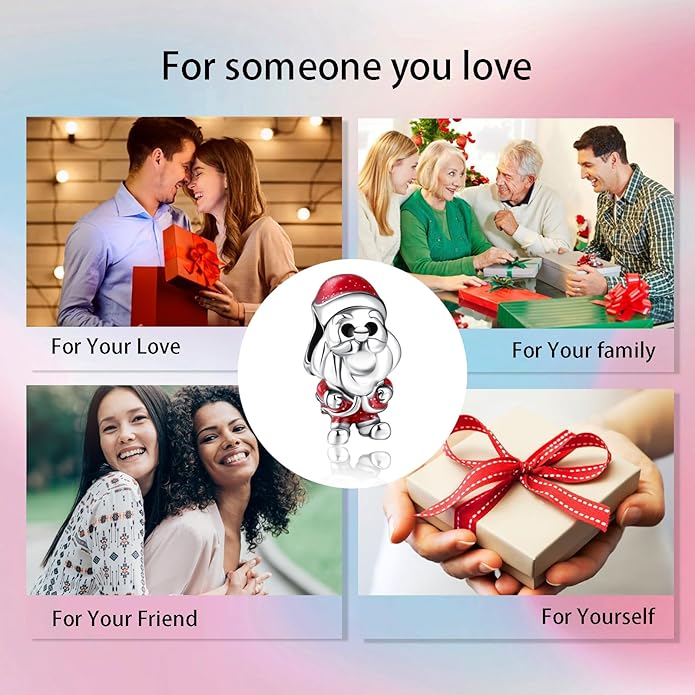 Bible Family Mom Wife Love Heart Dangle Charm 925 Sterling Silver Charms fits Bracelets and Necklace Pendant Bead Charms Jewelry Present for Women Family Friends