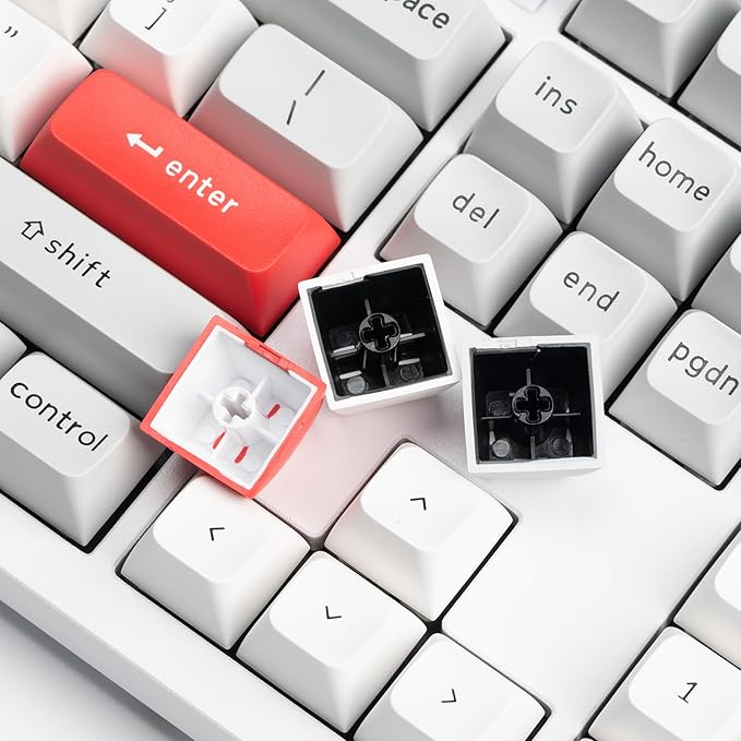 Keychron Q6 Pro Full-Size Bluetooth Custom Mechanical Keyboard for Mac Windows Linux, Full Metal QMK/VIA Programmable Knob KSA Double-Shot PBT Keycaps Hot-Swappable Keychron K Pro Banana Switch-White