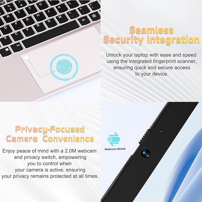 NIMO 15.6 inch Laptop FHD, AMD Ryzen 5 3500U, 8 GB RAM, 256 GB SSD, Windows 11, Backlit Keyboard, Fingerprint Reader, 65W PD, Lightweight Computer for Work and Homeschooling,Rose