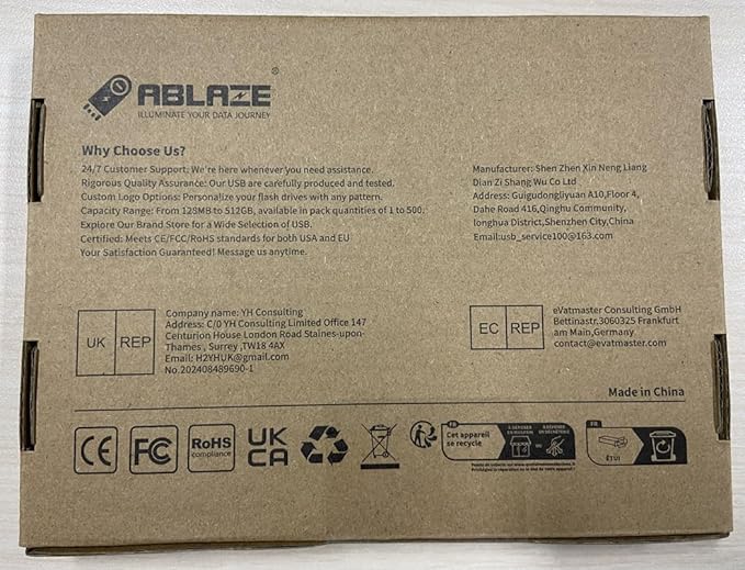 ABLAZE 1GB Flash Drive 10 Pack, USB 2.0 Memory Stick with Lanyards Swivel Thumb Drives Bulk 1GB Pendrive U Disk for Data Storage (Mixcolors)