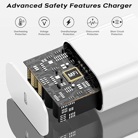 [Apple MFi Certified]Fast iPhone 14 Charger 3Pack,10FT USB C to Lightning Charging Cord with 20W USB Type C Charger Adapter for iPhone 14/14 Pro Max/13 Pro/13/12 Mini/12 Pro Max/11 Pro Max/Xs and iPad