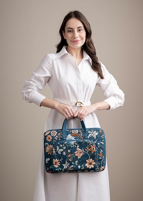 Maison d'Hermine Laptop bag with front pocket Stain and water repellent Cotton canvas