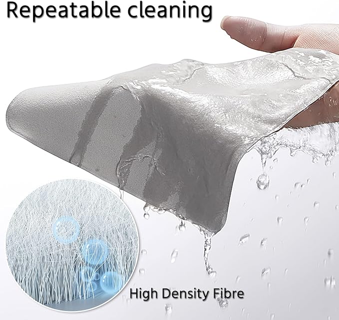 KEANBOLL 2-Pack 15.6 inch Laptop Microfiber Liner Cleaning Cloth, Laptop Keyboard Protector, Cleaning Screen Dust, Compatible with All 15.6"-16" Laptop