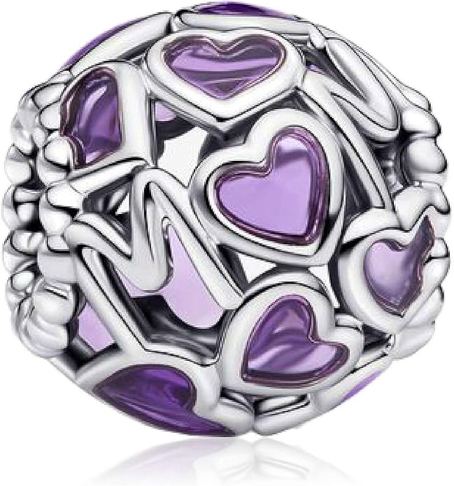Family Mom Heart Charms 925 Sterling Silver Bead for Bracelets and Necklaces For Women Jewelry Present