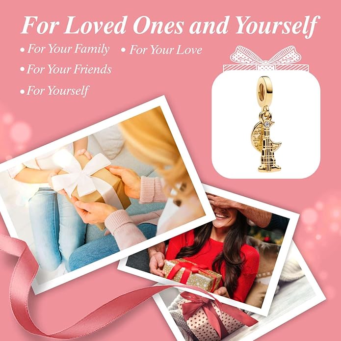 Cute Fashion Heart Charms,S925 Sterling Silver Charm,Bead for Bracelets and Necklaces,For Women Jewelry Present