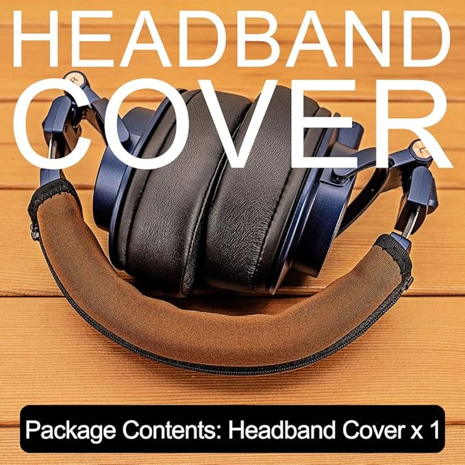 Replacement Headband Cover Compatible ATH M50X M50 M40X M40 M30X M20X Headphones (Brown)
