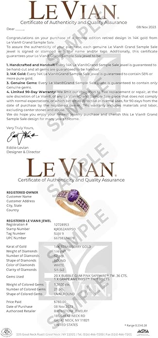 LE VIAN 1 1/10 Carat Vanilla and Chocolate Diamond Statement Ring for Women | 14k Rose Gold Elegant and Classic Ring for Her (Brown, G-H, VS2-SI1, 1.12 cttw) Promise Anniversary Wedding Band Size 8.5