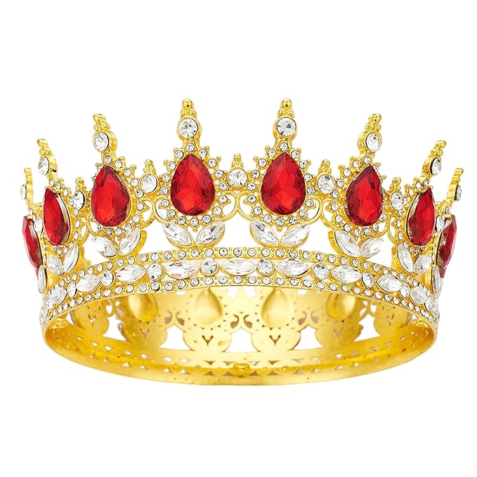 Queen Crown Rhinestone Wedding Crowns and Tiaras for Women Costume Party Hair Accessories Princess Birthday Crown Crystal Bridal