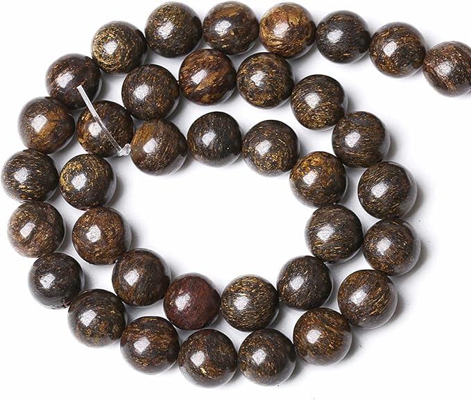 10MM 36PCS Natural Stone Bronzite Gemstone Spacer Loose Beads for Jewelry Making DIY Bracelet Necklace 1 Strand
