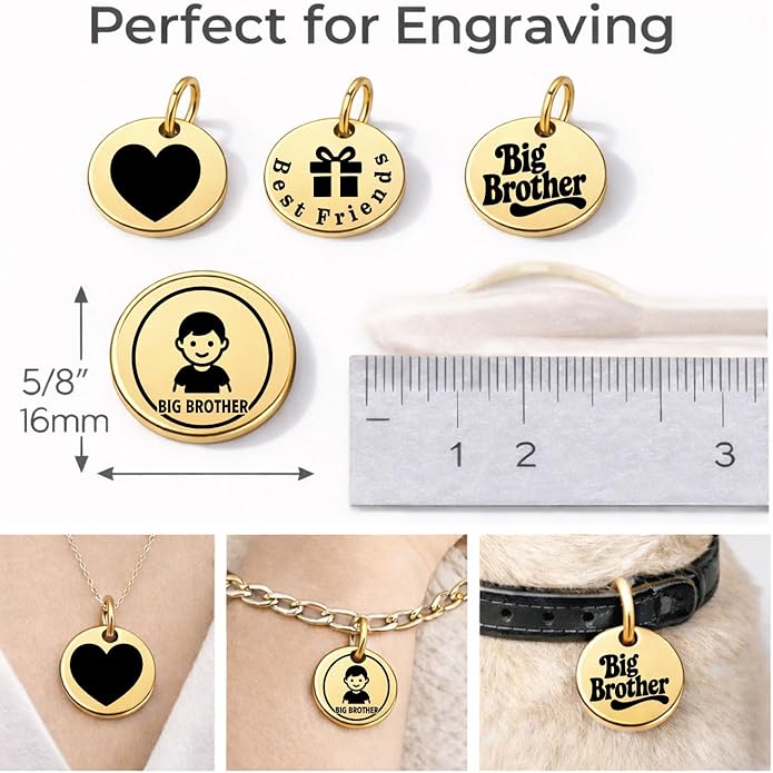 SM Design Pregnancy & New Baby Charm Set – Set of 4 Meaningful Stainless Steel Charms – Great for Crafting, Making Bracelets and Necklaces - Meaningful Keepsake Charms for Expecting & New Moms